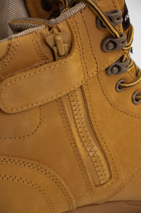 BEESWIFT CLICK Waterproof Side Zip Safety Boot Tan