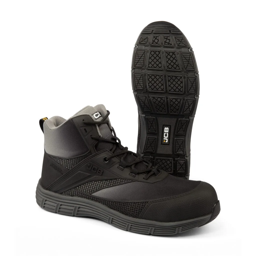 JCB HYDRADIG 2 Composite Mid Cut Safety Boot S1 PS GY/BL